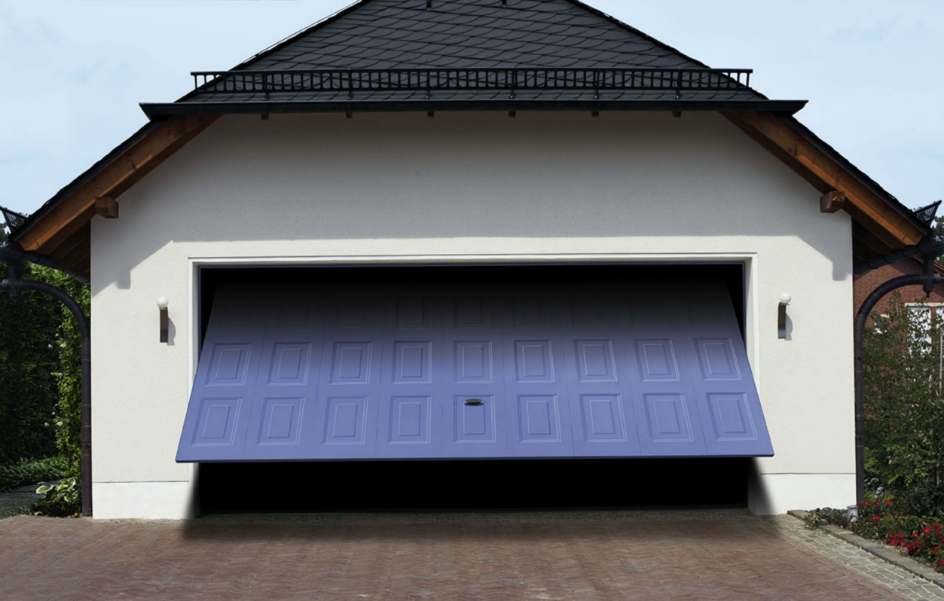 Garagentore in verschiedenen Materialen, Farben und technischen